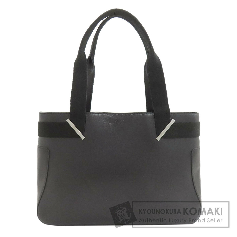 Gucci black leather Tote Bag web